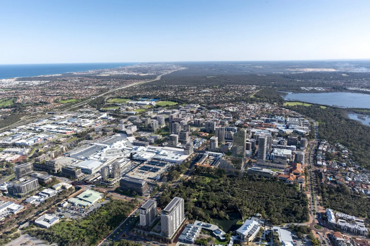 arial view Joondalup