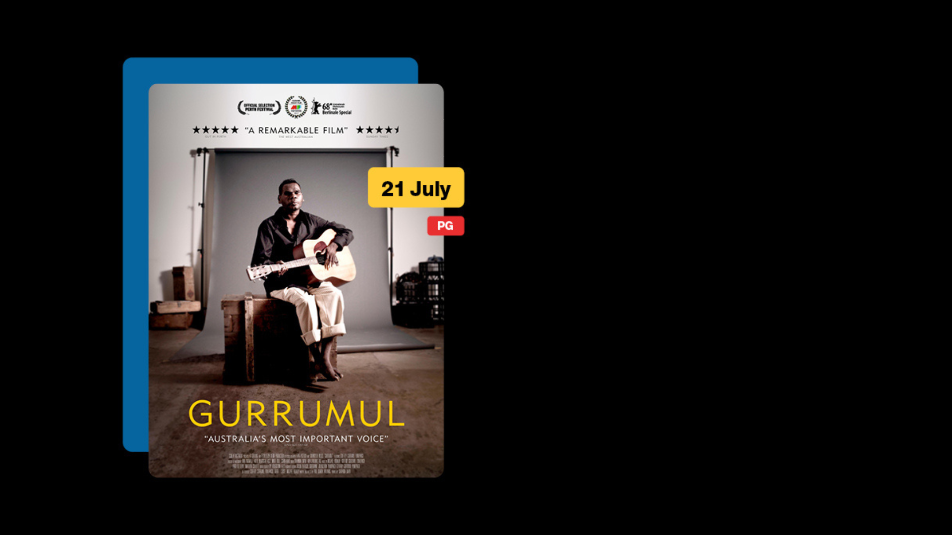 Promotional poster for Gurrumul