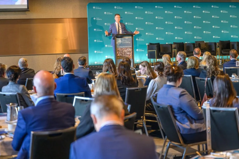 Mayor Albert Jacob at the 2025 Joondalup Business Forum