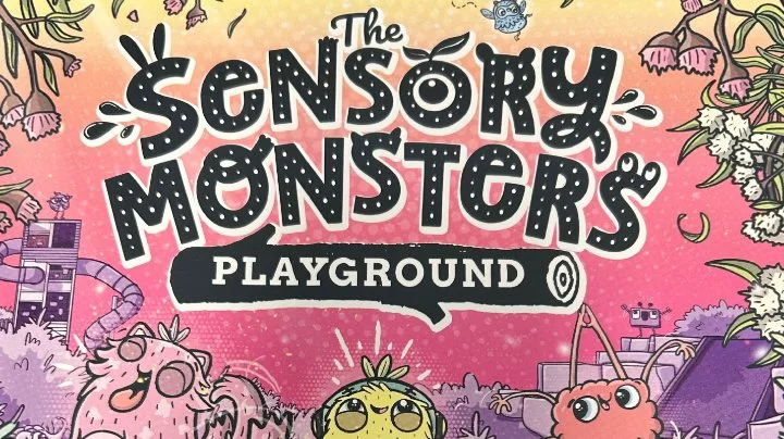 Front cover of Sensory Monsters book