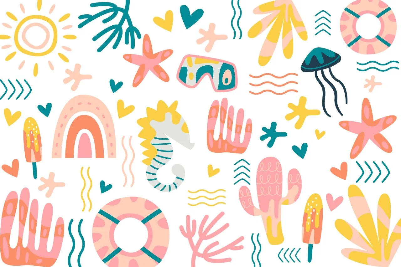 Summer vector designs