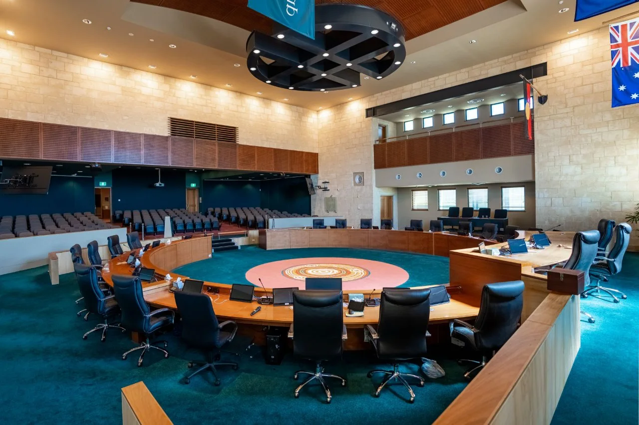 Photo of the council chambers