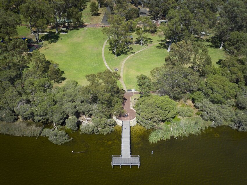 Lake Joondalup and surrounding parkland