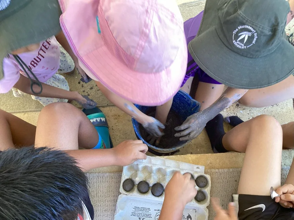 girl at seed workshop
