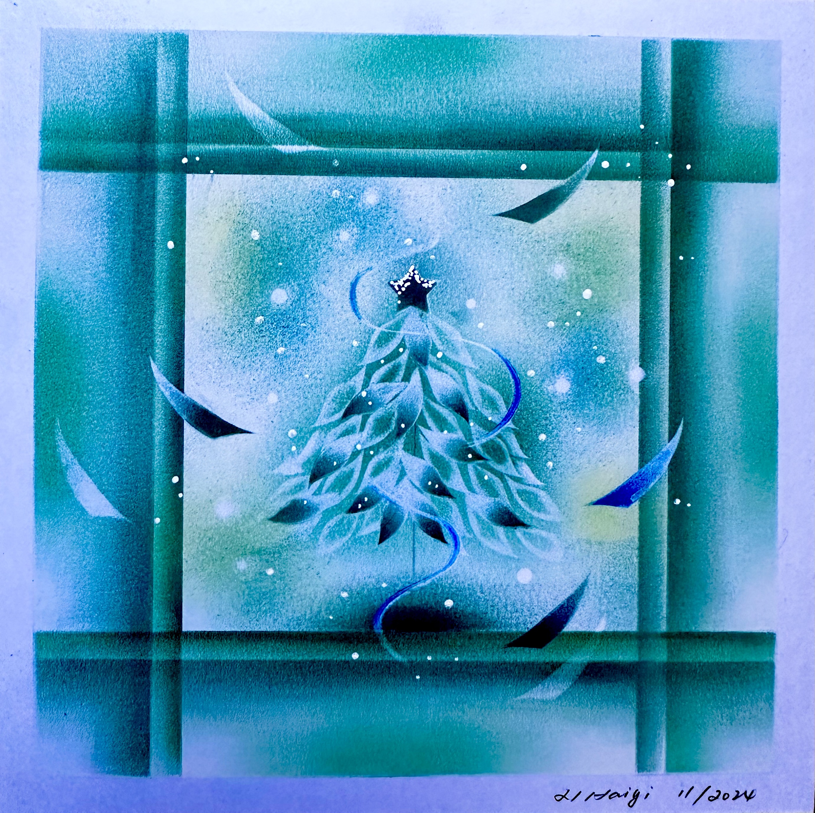 SOLD OUT - Discovery Session - Christmas pastel art