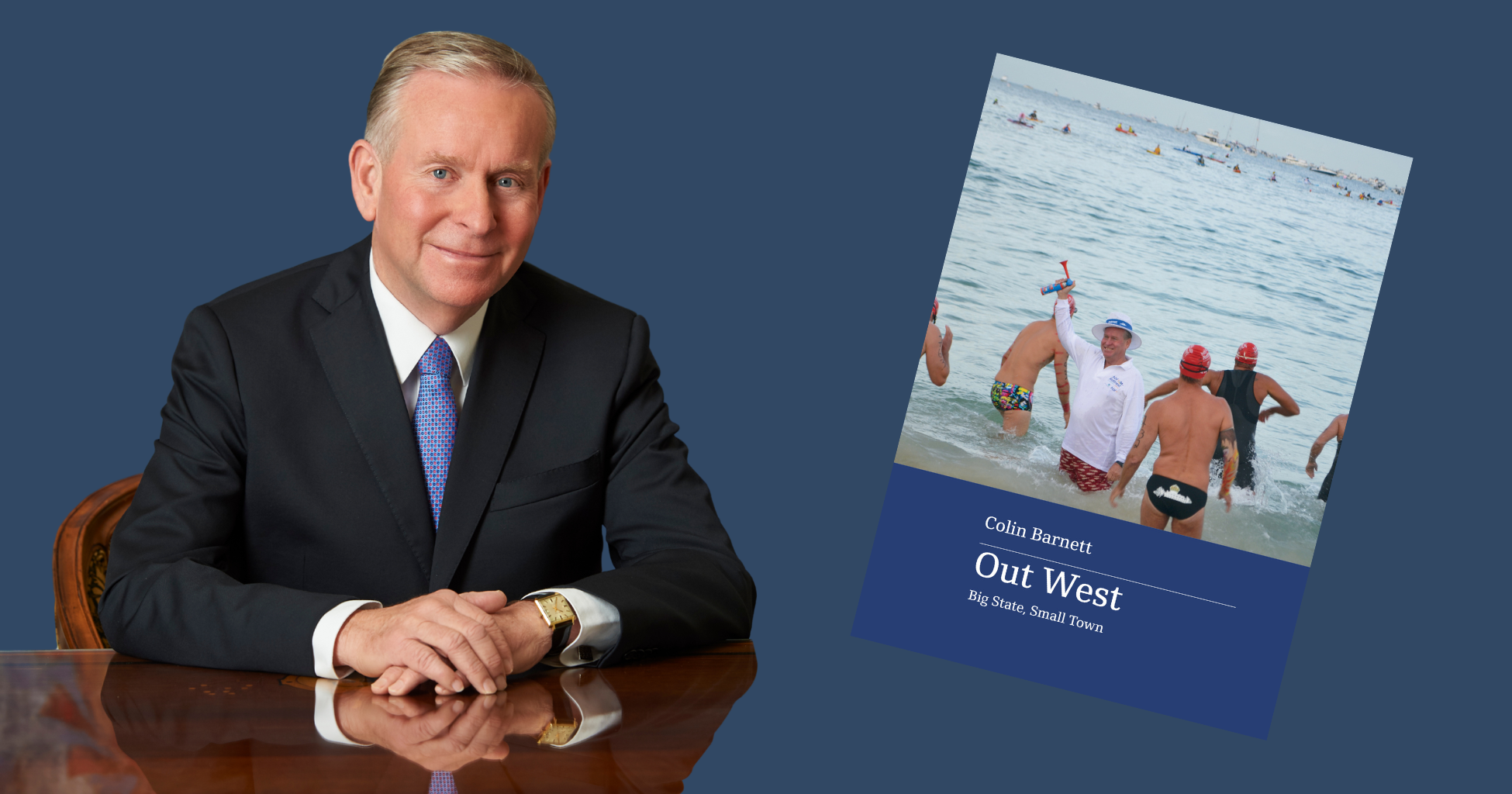 Colin Barnett and book cover