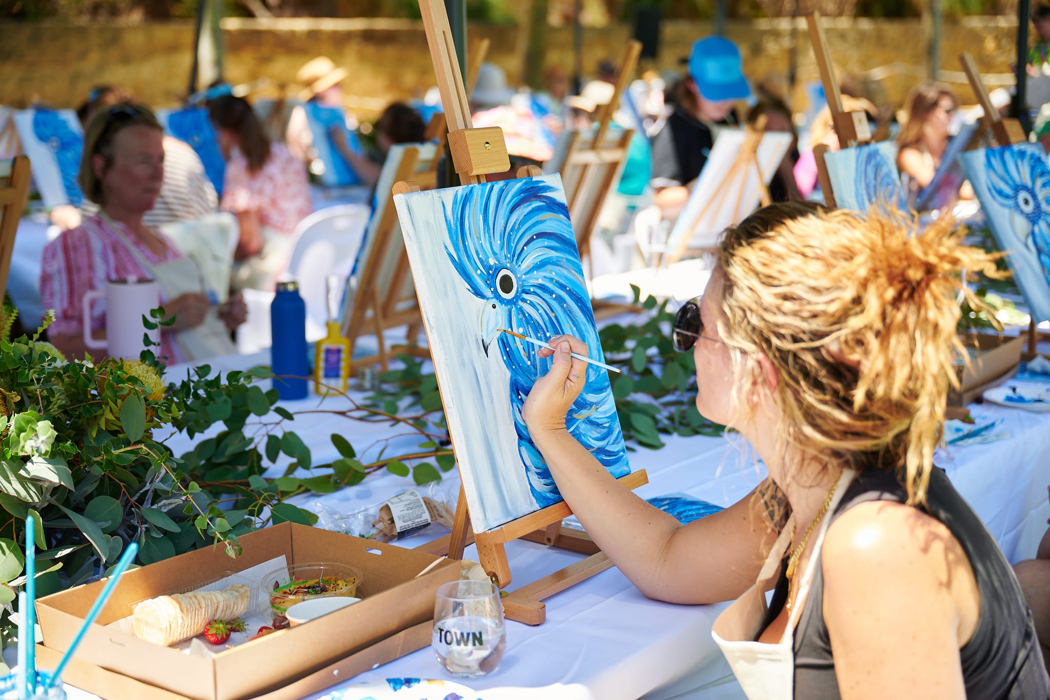 Paint and Sip in Central Park