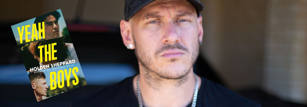 Holden Sheppard and cover of new book