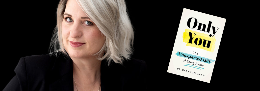 Marny Lishman and book cover