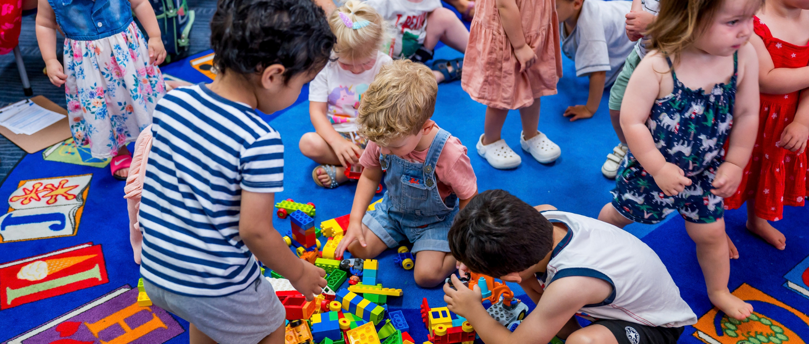 Group of children at a Family Time session