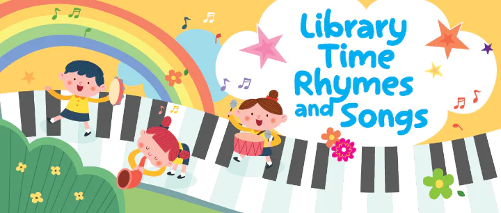 Cover of library rhymes and songs book