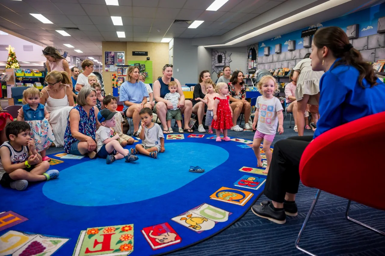 Story Time session at Woodvale Library