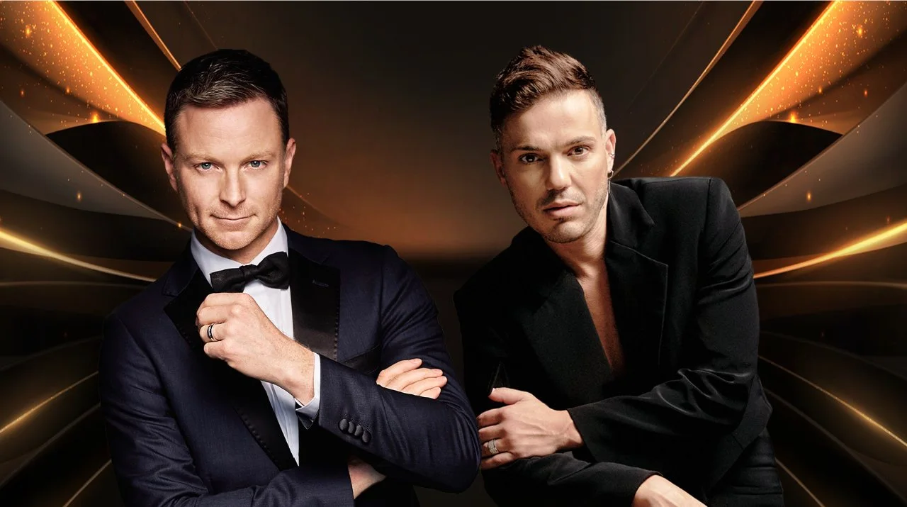 Anthony Callea and Tim Campbell