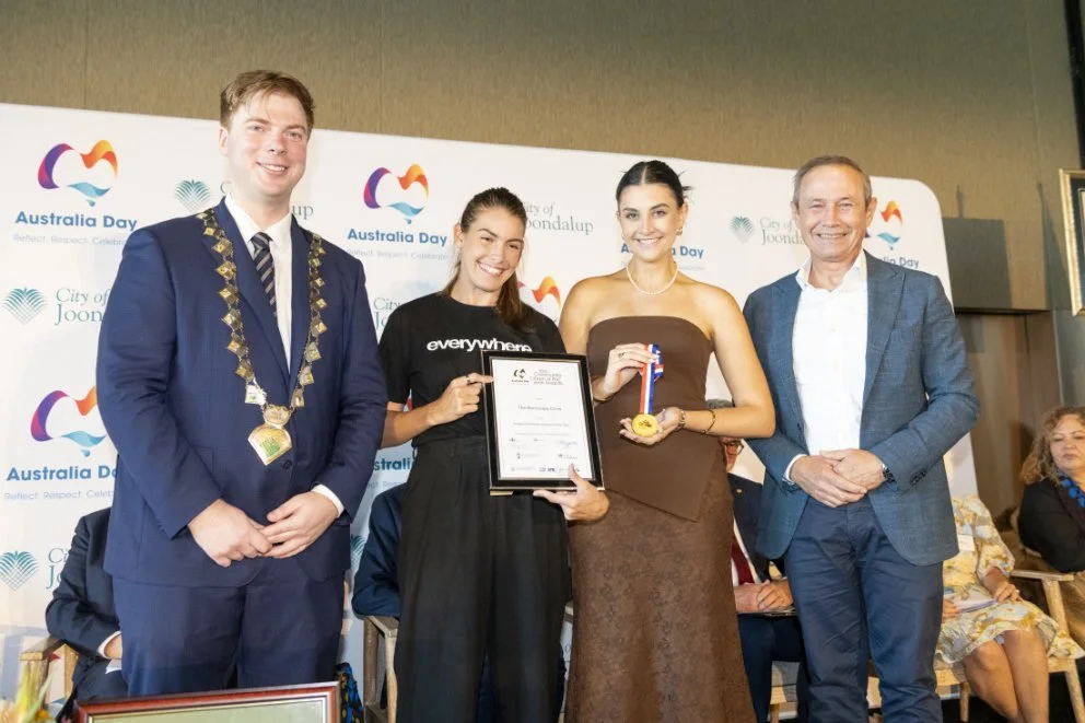 Mayor Daniel Kingston, The Periscope Crew - Young Community COTY and Premier Roger Cook