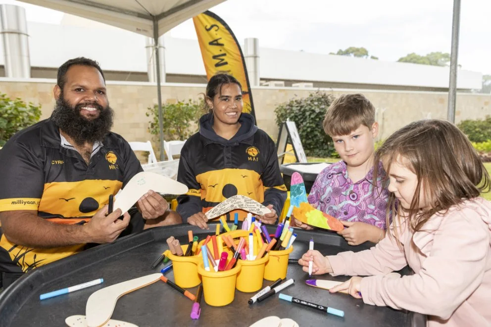 Enjoying cultural activities