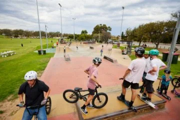 BMX, Skate and Scooter riders at Mirror Park