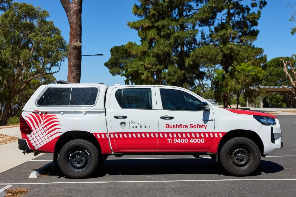 Community Safety bushfire car