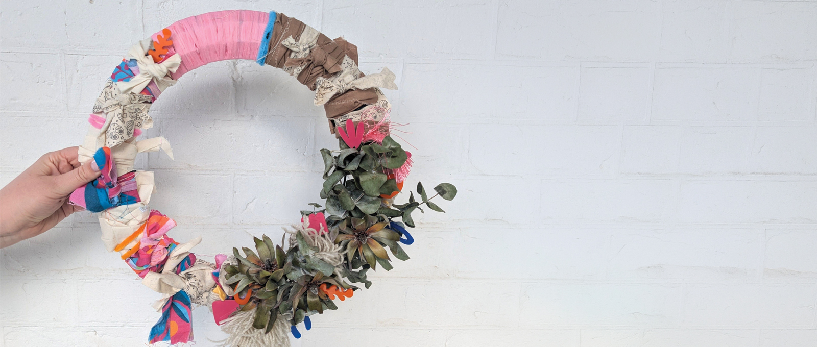 Sustainable eco wreath