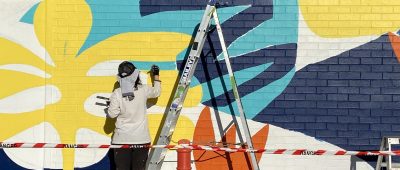 Mural project with Sioux Tempestt